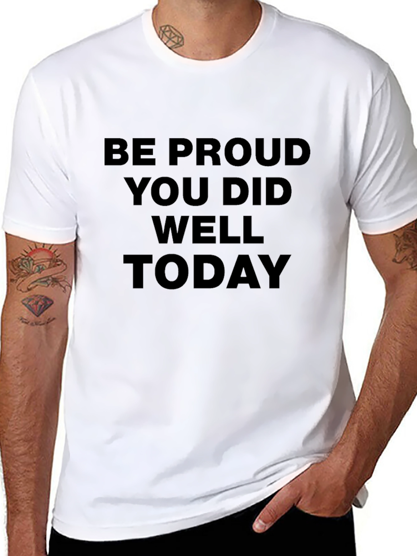 Motivational Be Proud Black T-Shirt