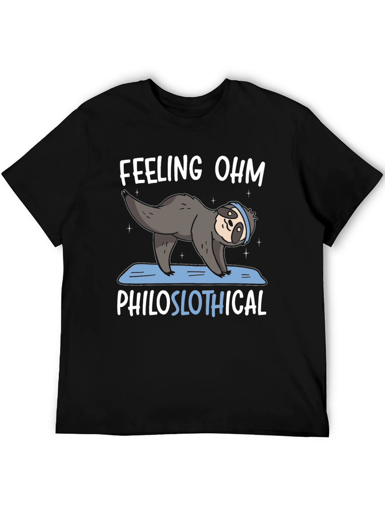 Feeling Ohm Philoslothical Sloth Yoga T-Shirt