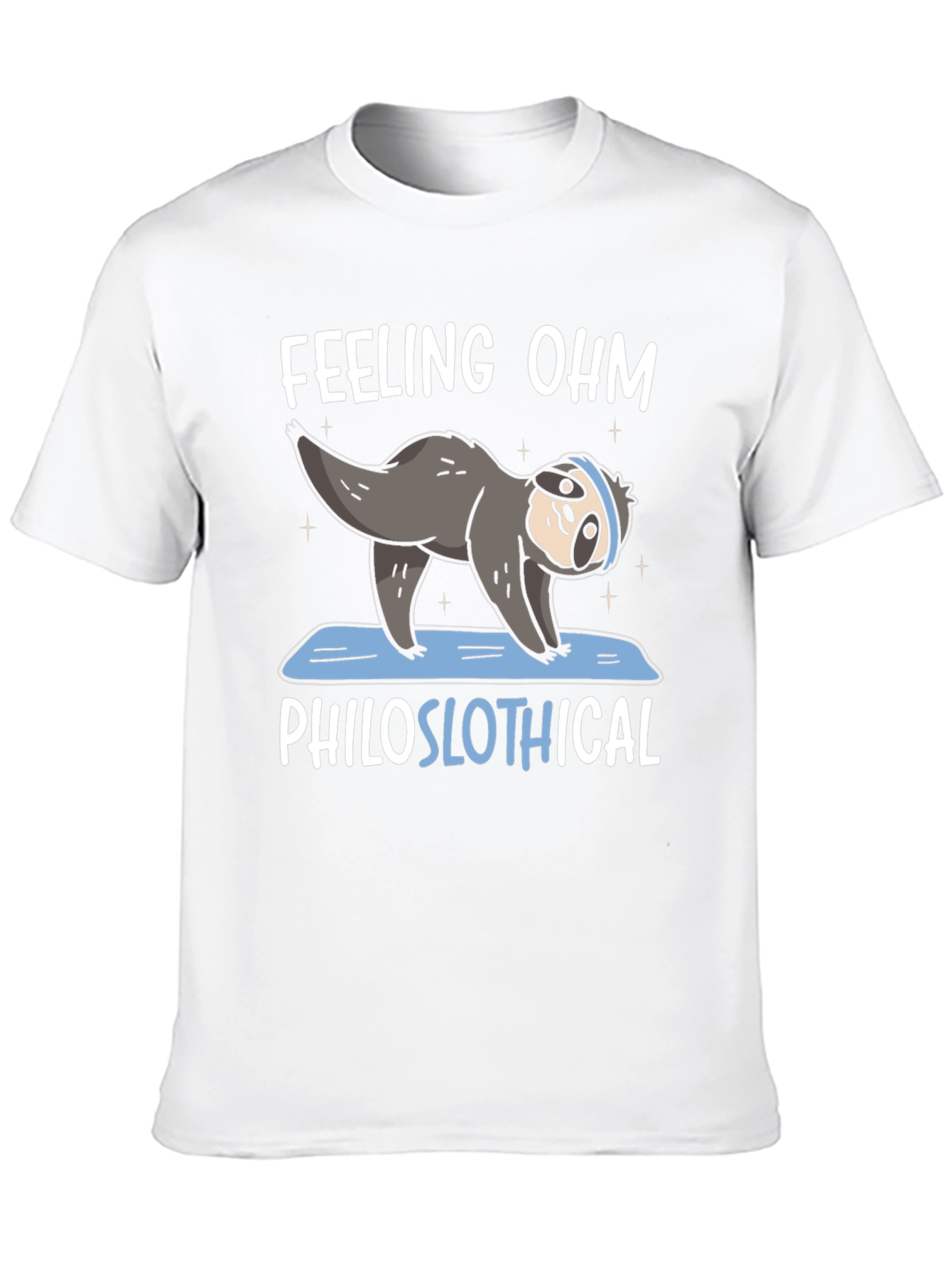 Feeling Ohm Philoslothical Sloth Yoga T-Shirt