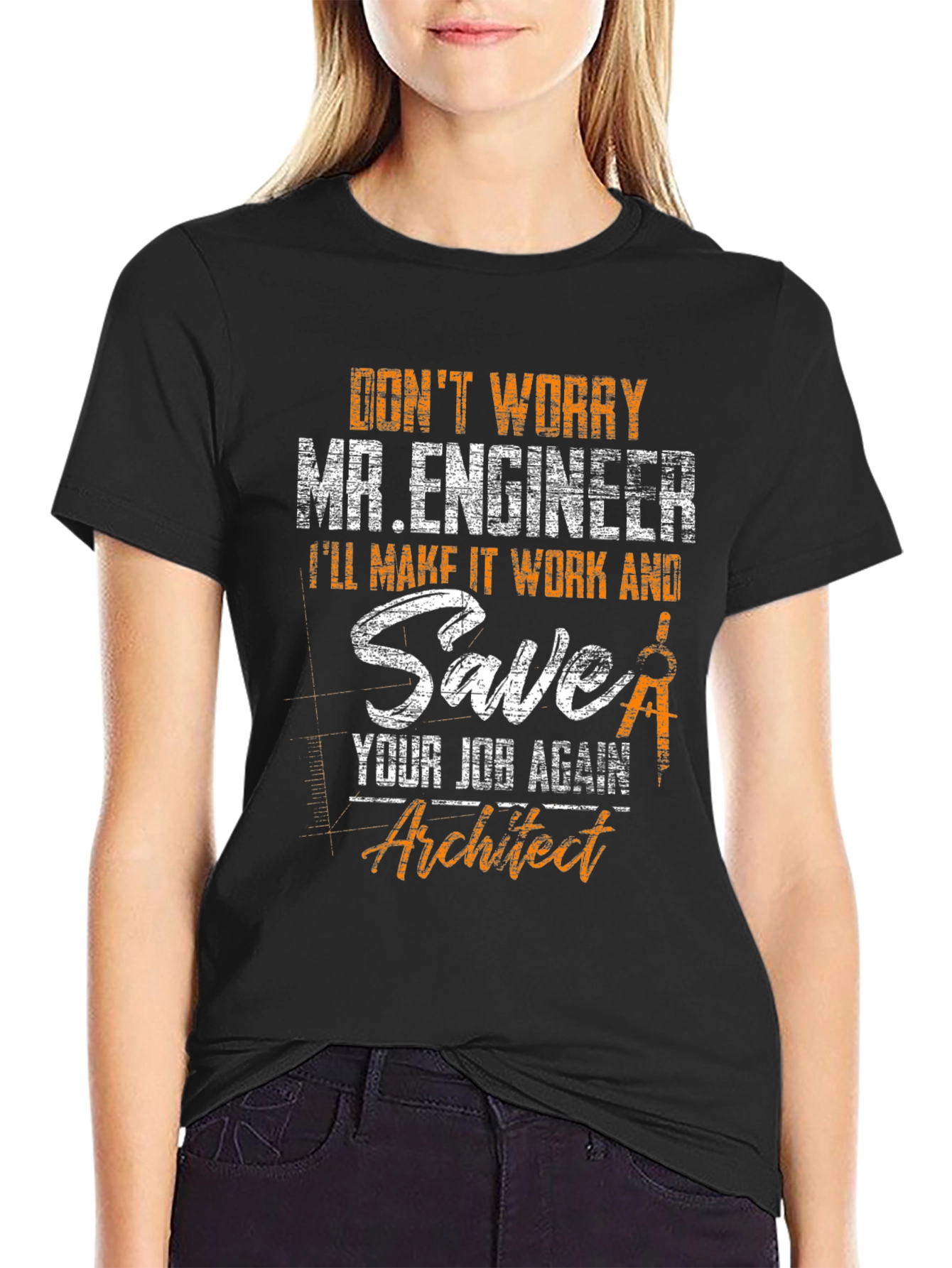 Engineer vs Architect Graphic Tee