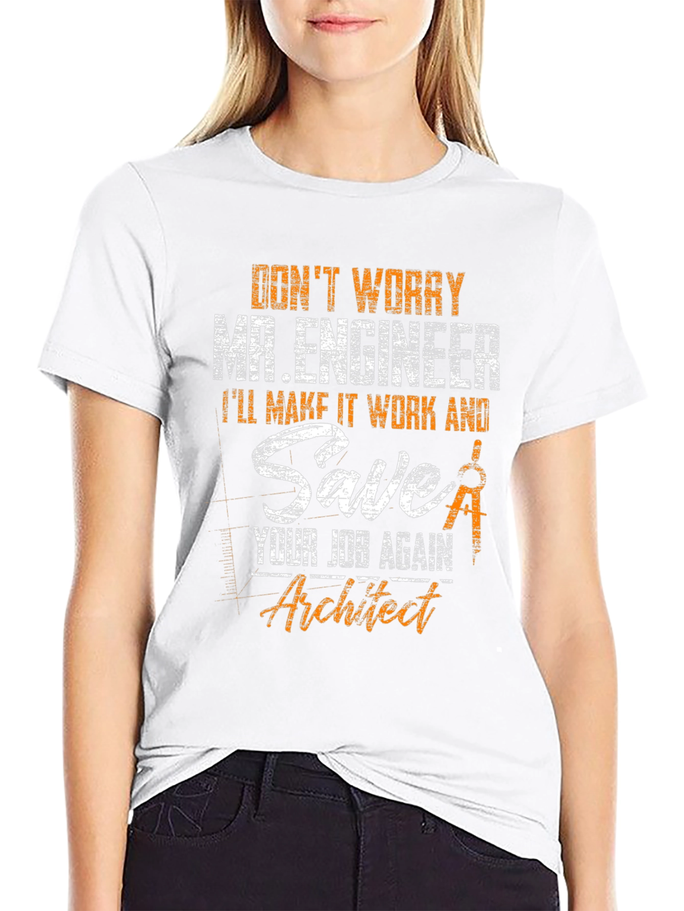 Engineer vs Architect Graphic Tee