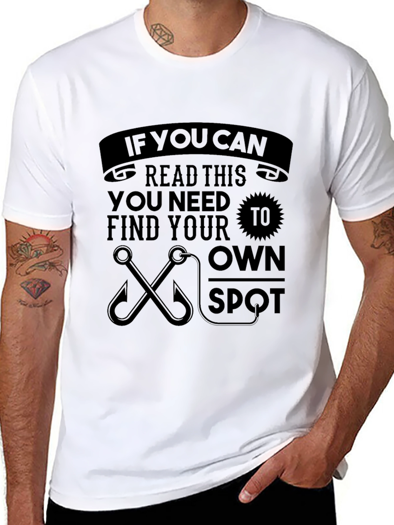 Funny Fishing T-Shirt - If You Can Read This