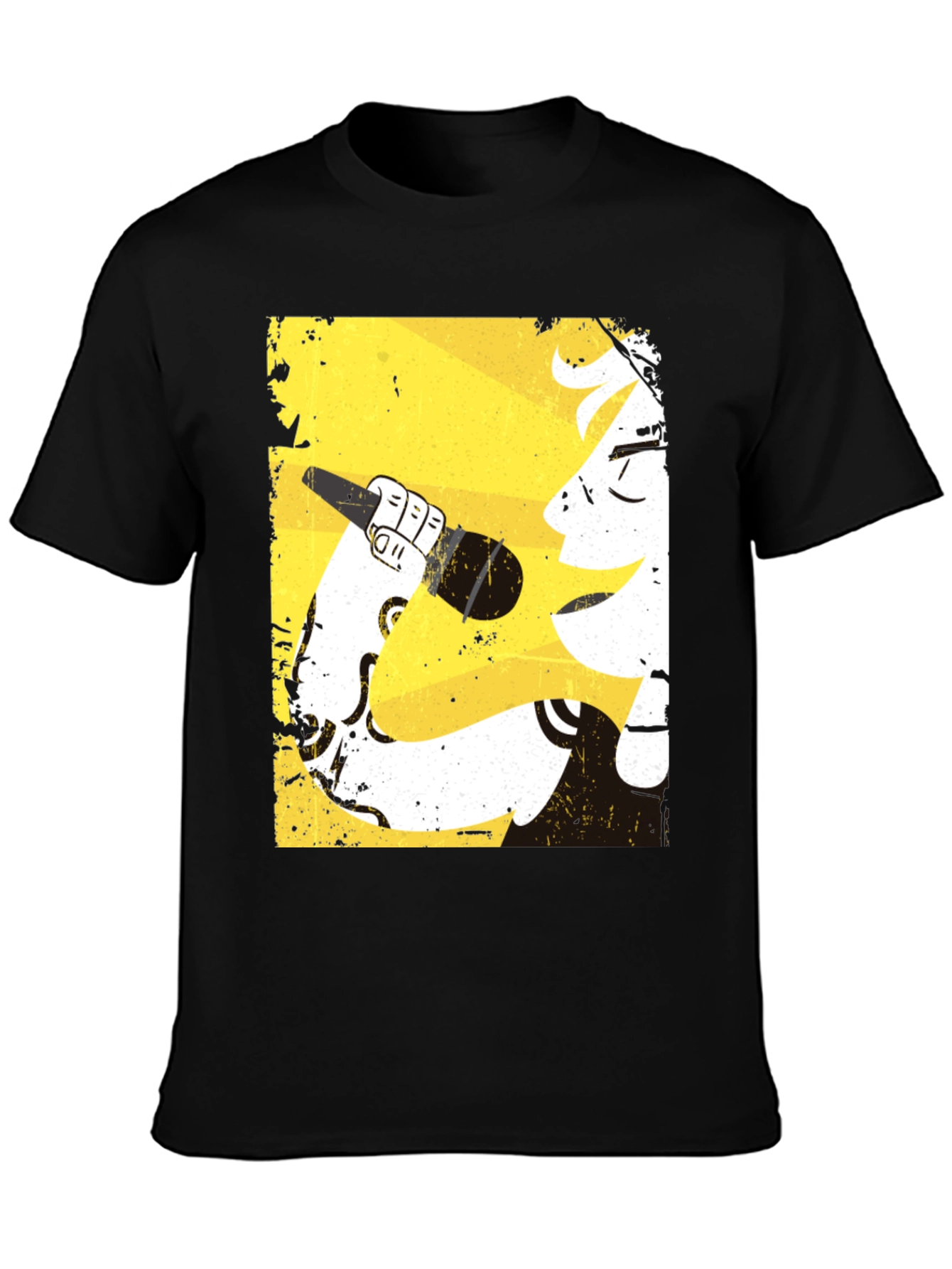 Retro Singer Graphic Tee - Cool Musician Shirt