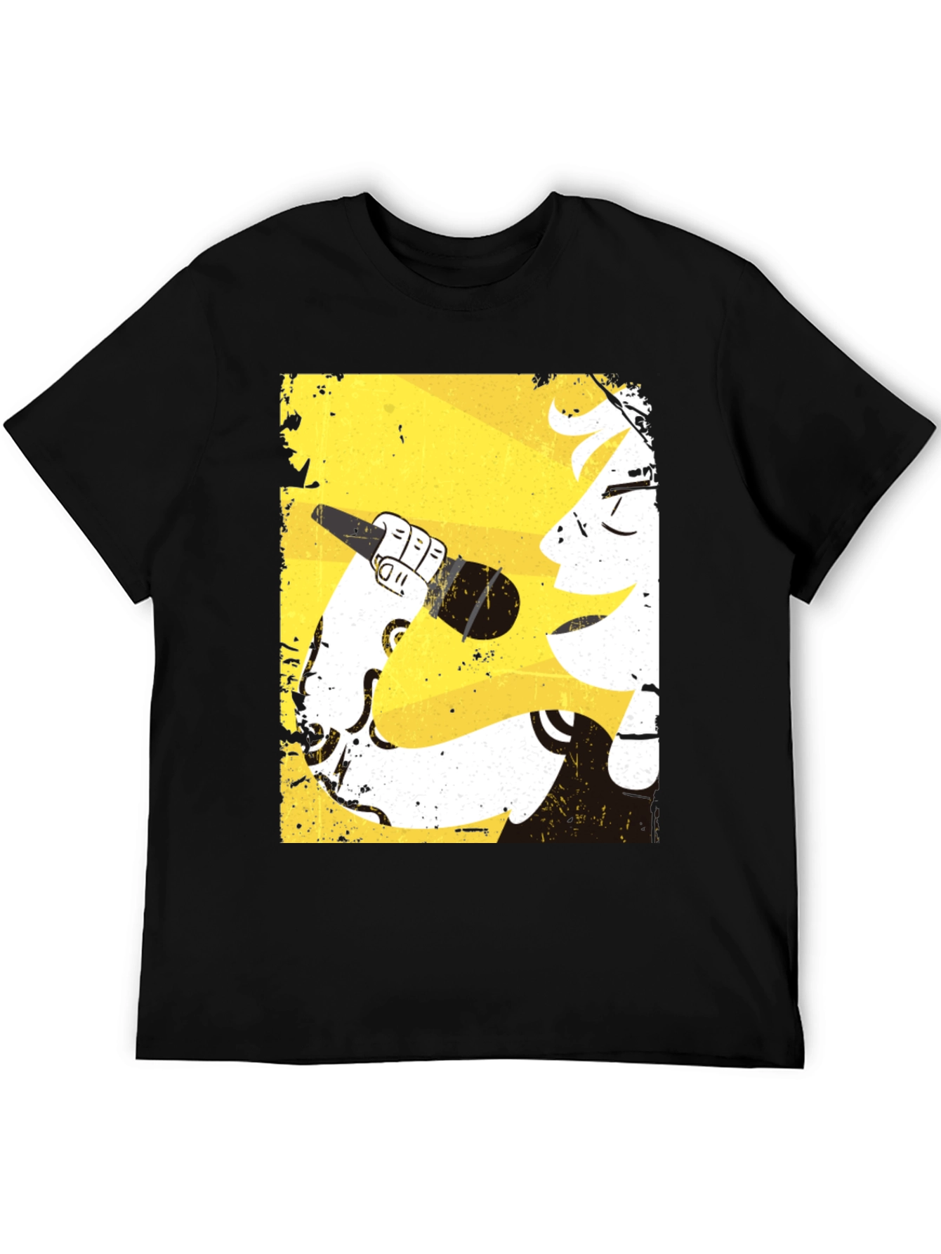 Retro Singer Graphic Tee - Cool Musician Shirt