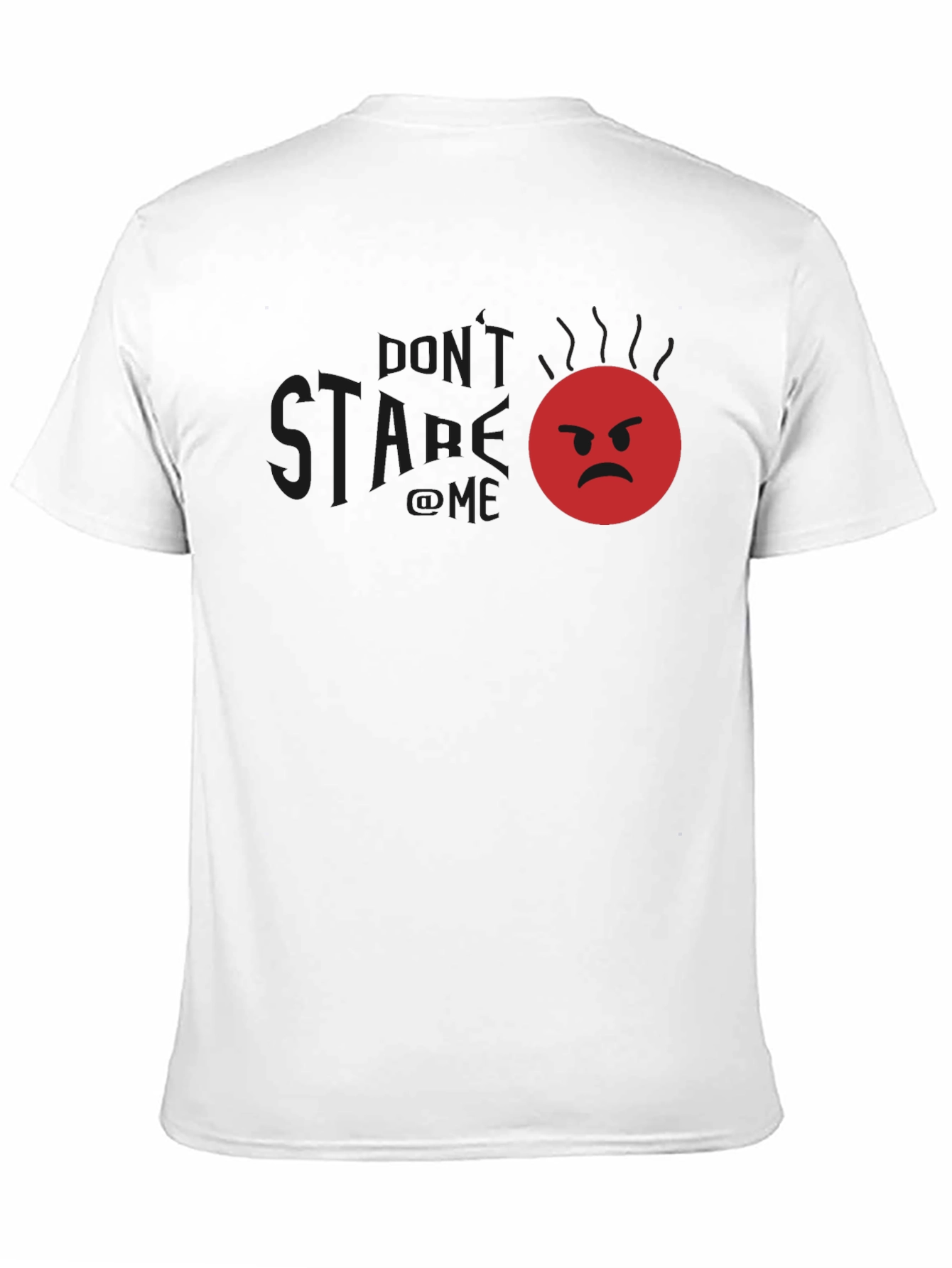 Funny Angry Emoji Graphic T-Shirt - Dont Stare
