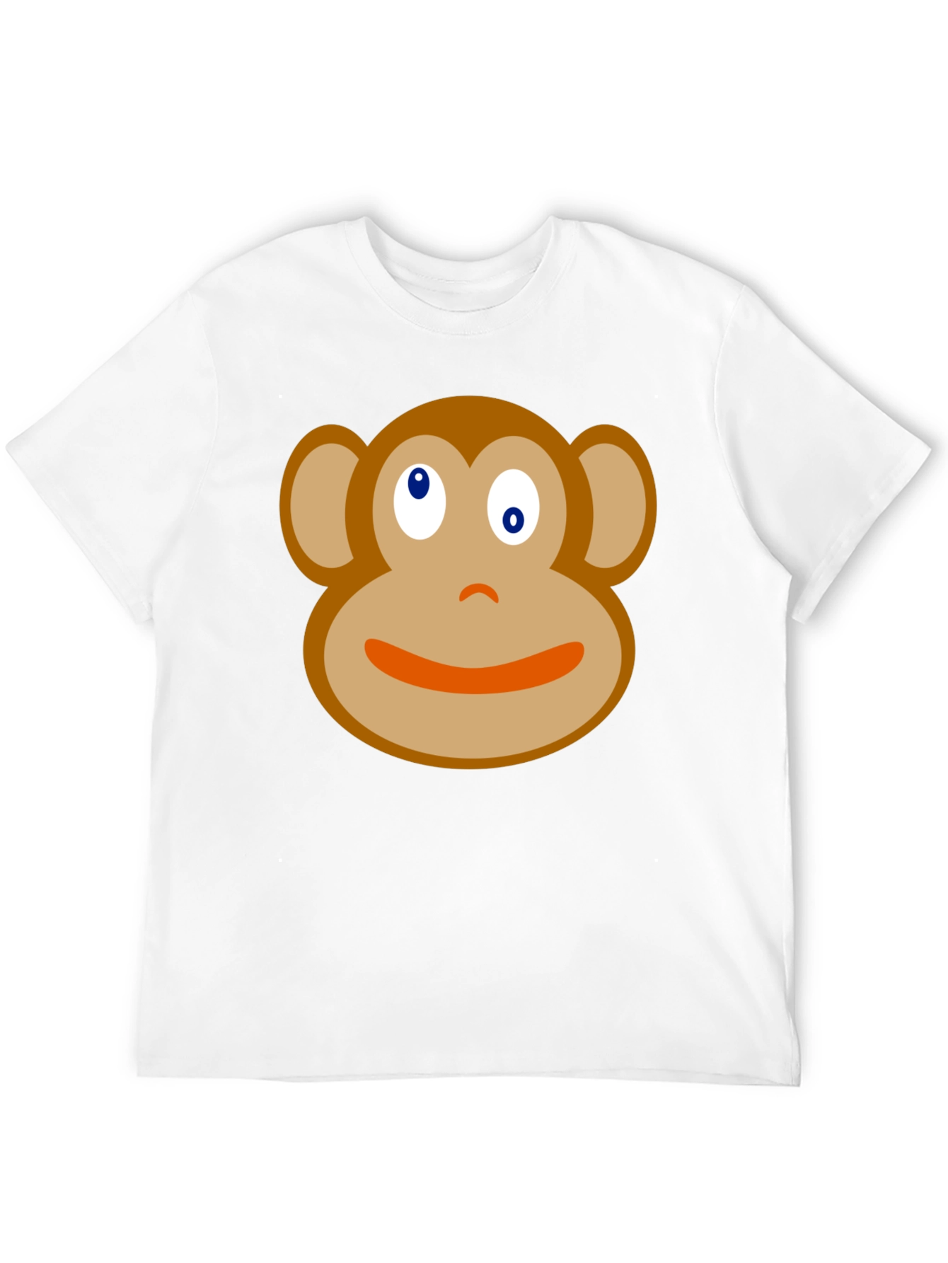 Monkey Face Graphic Tee - Soft Cotton Blend
