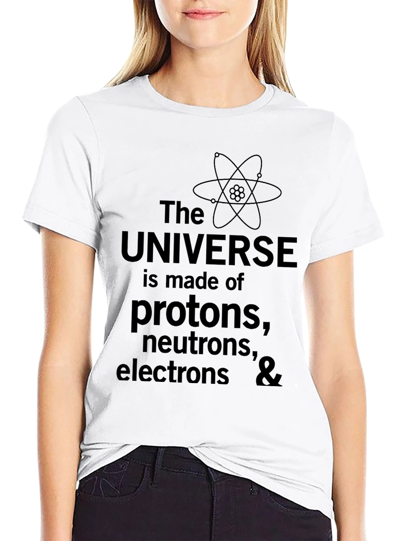 Universe Science T-Shirt - Protons Neutrons Electrons