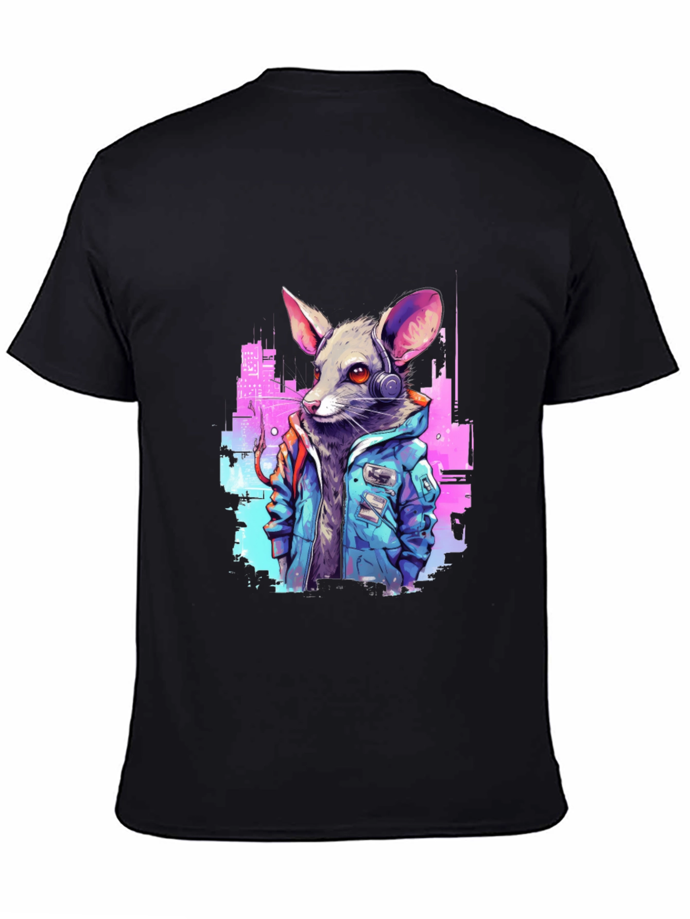 Cyberpunk Rat T-Shirt - Urban Style