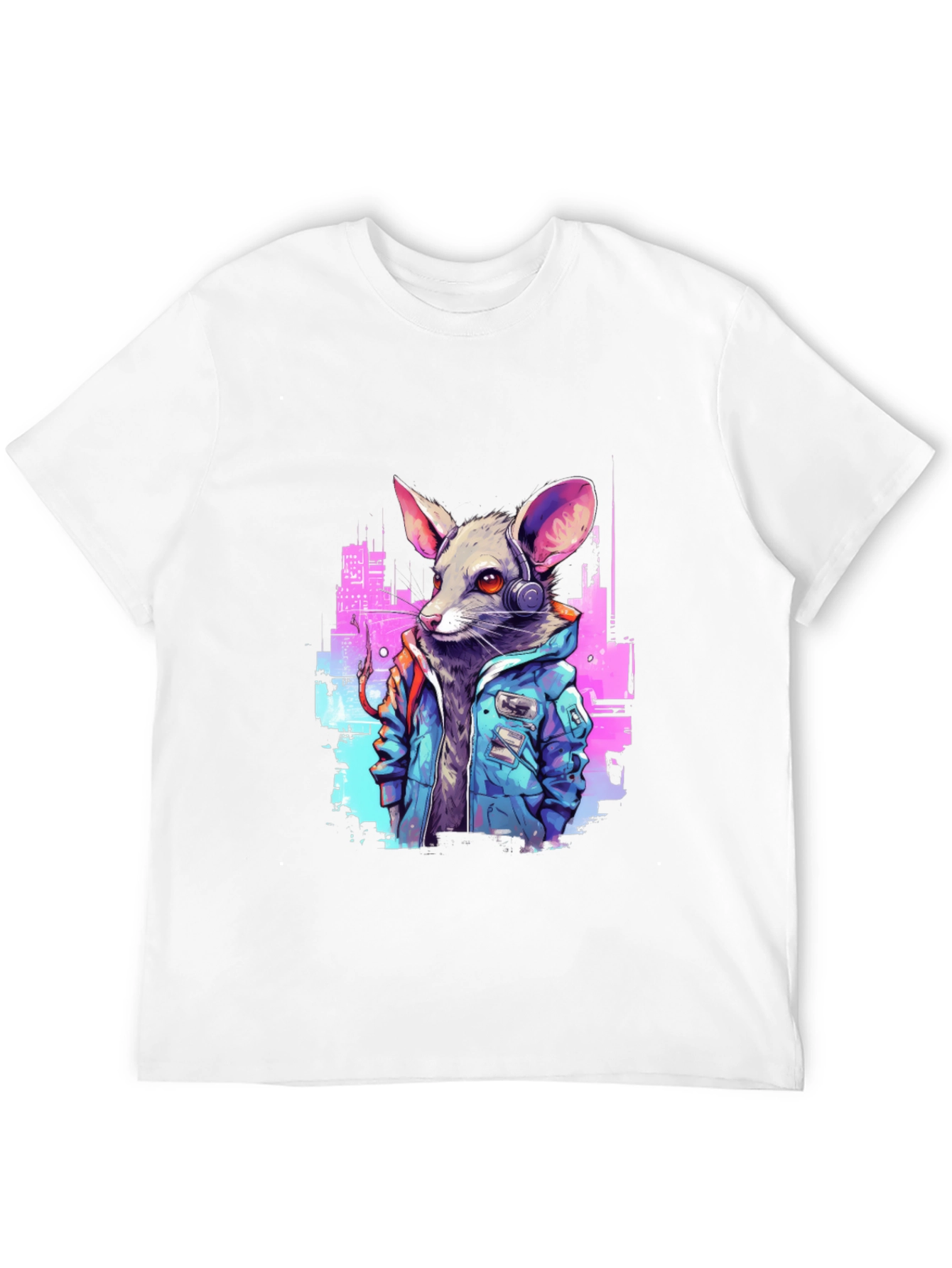 Cyberpunk Rat T-Shirt - Urban Style