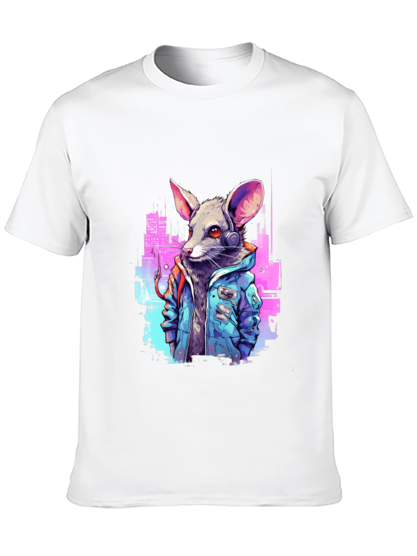 Cyberpunk Rat T-Shirt - Urban Style