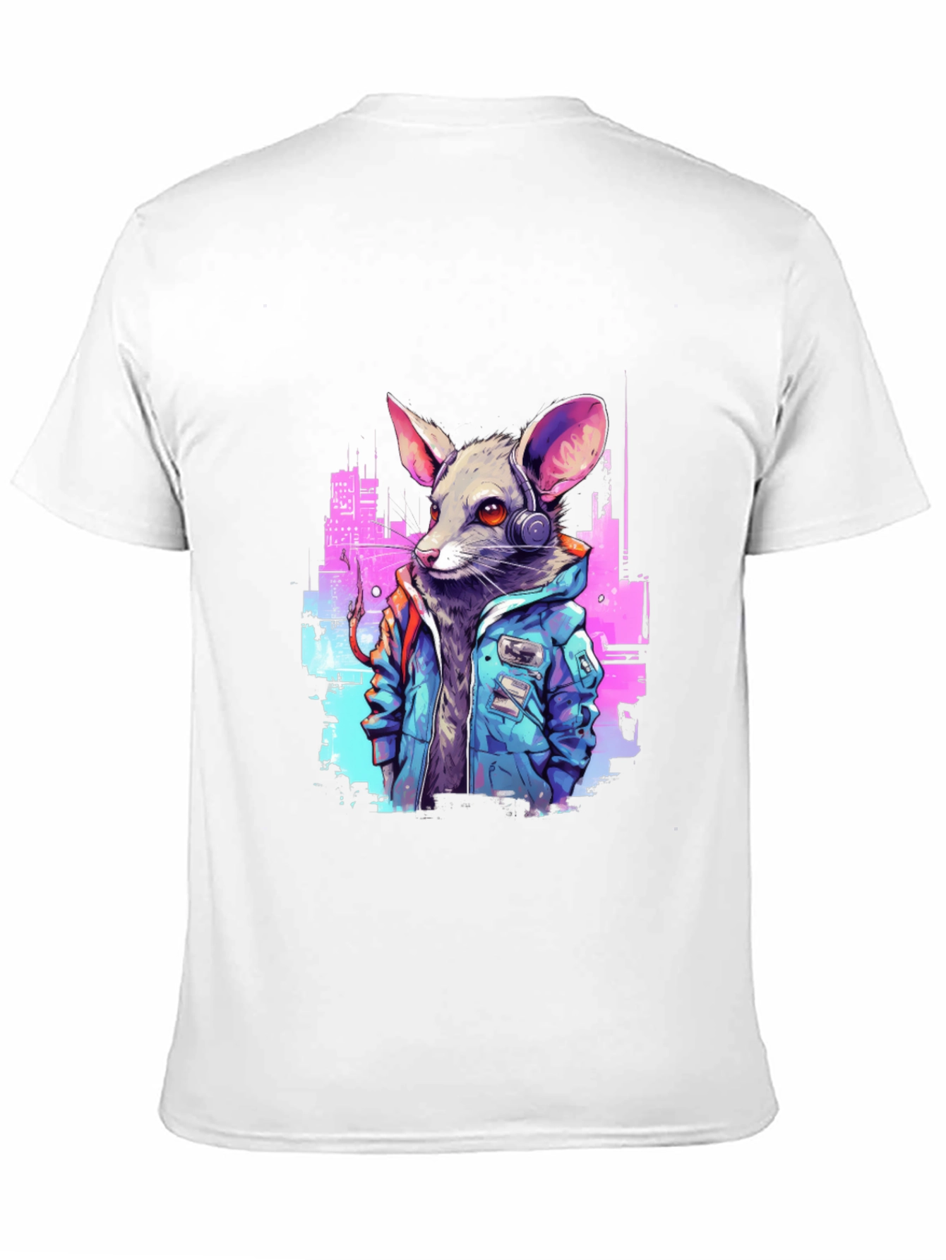 Cyberpunk Rat T-Shirt - Urban Style