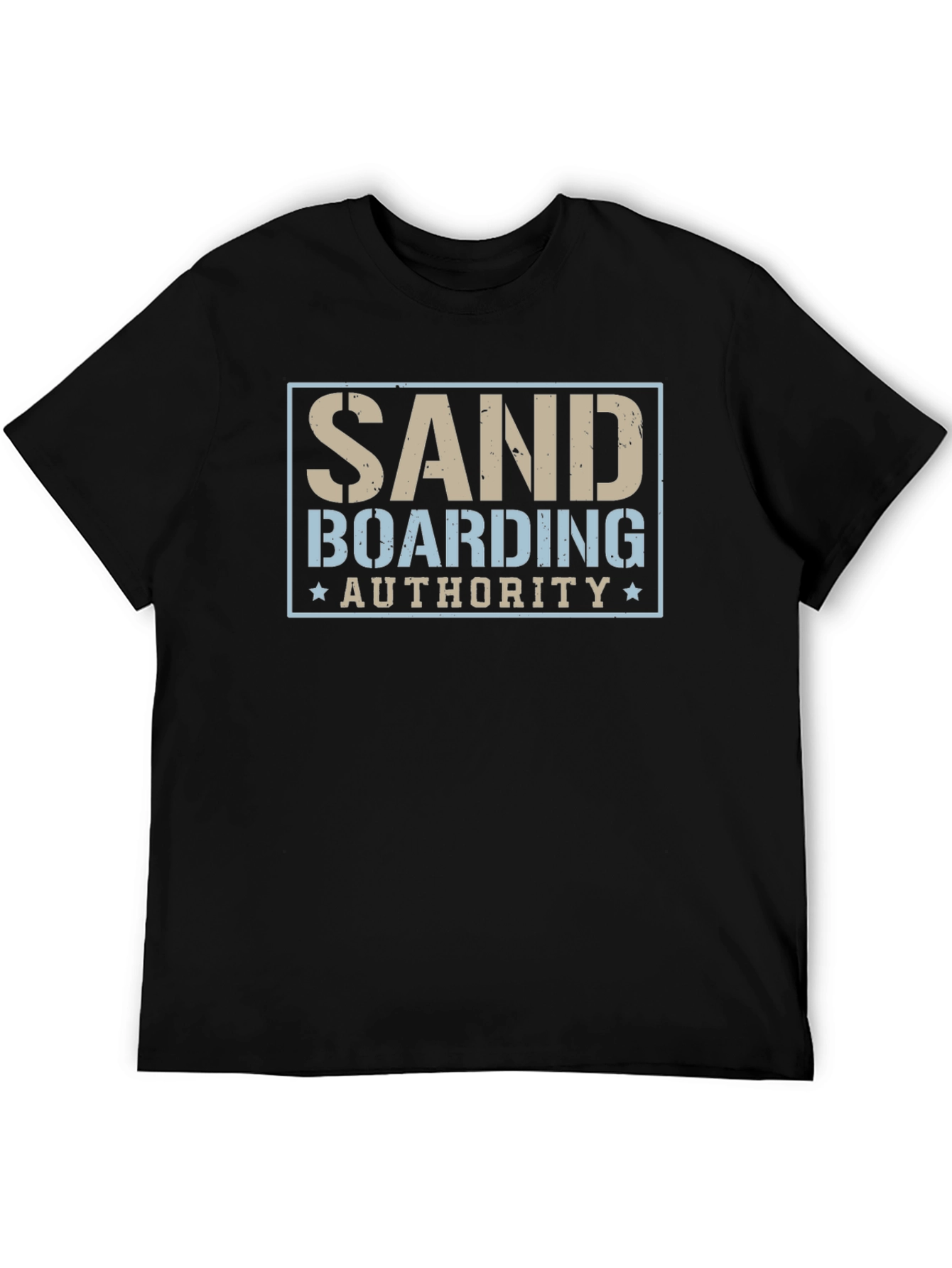 Sand Boarding Authority Black T-Shirt