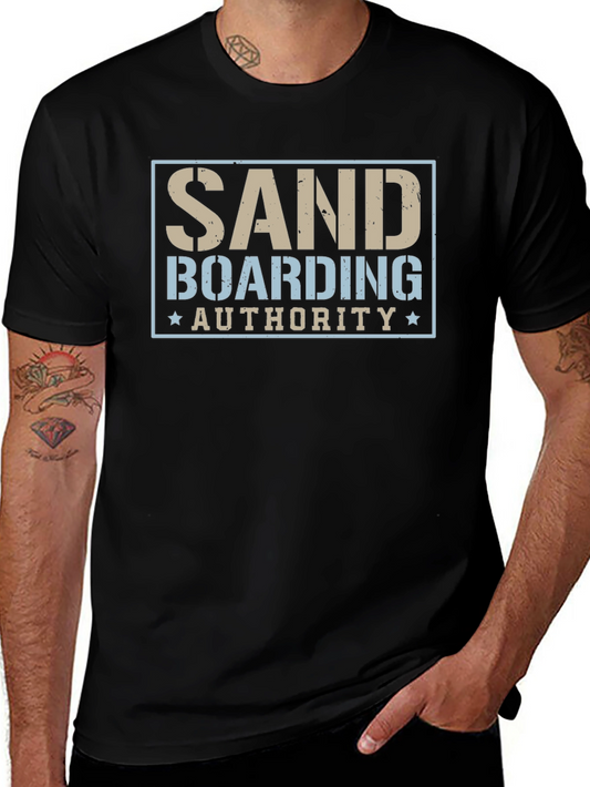 Sand Boarding Authority Black T-Shirt