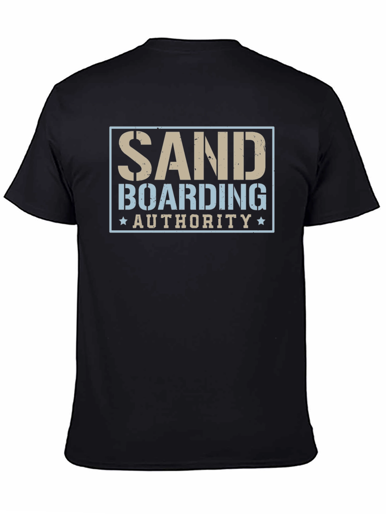 Sand Boarding Authority Black T-Shirt