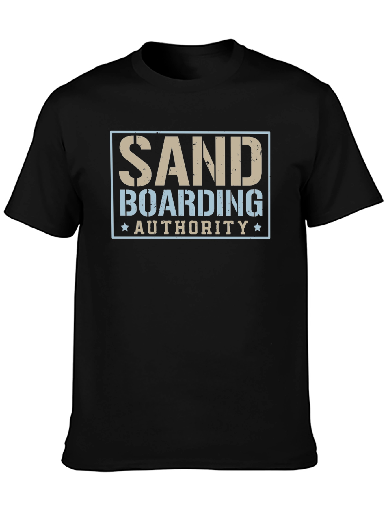 Sand Boarding Authority Black T-Shirt