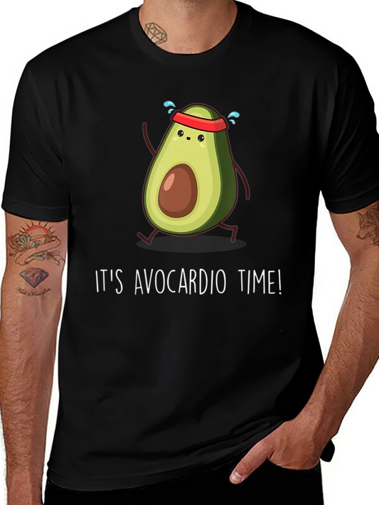 Avocardio Time Black T-Shirt