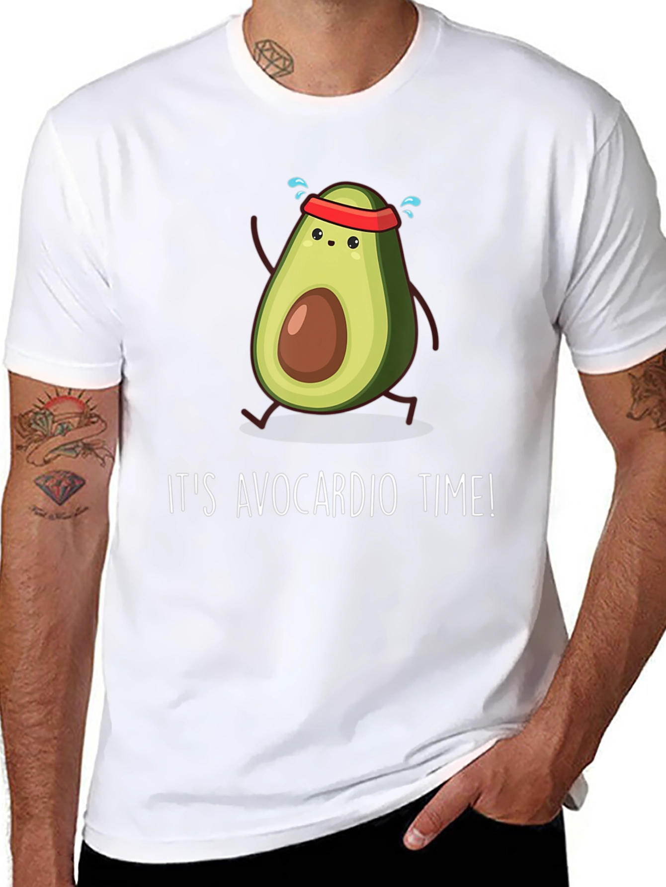 Avocardio Time Black T-Shirt