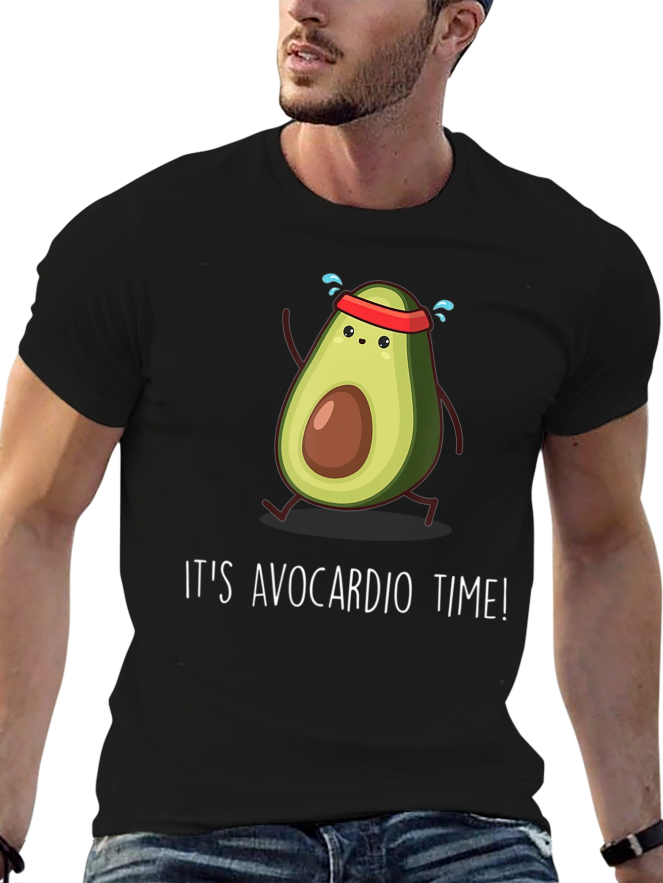 Avocardio Time Black T-Shirt