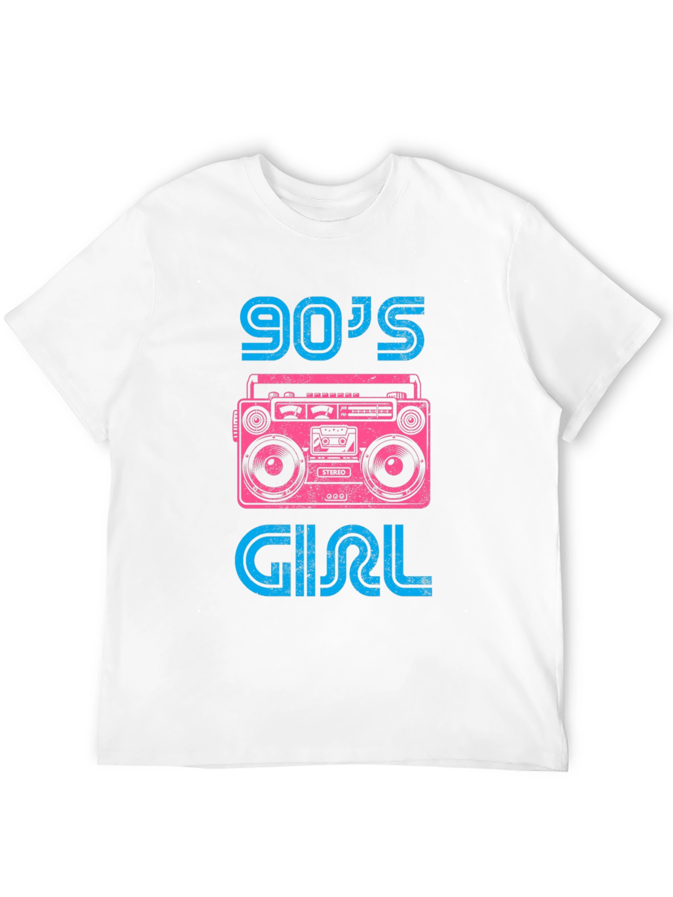 90s Girl Retro Boombox T-Shirt