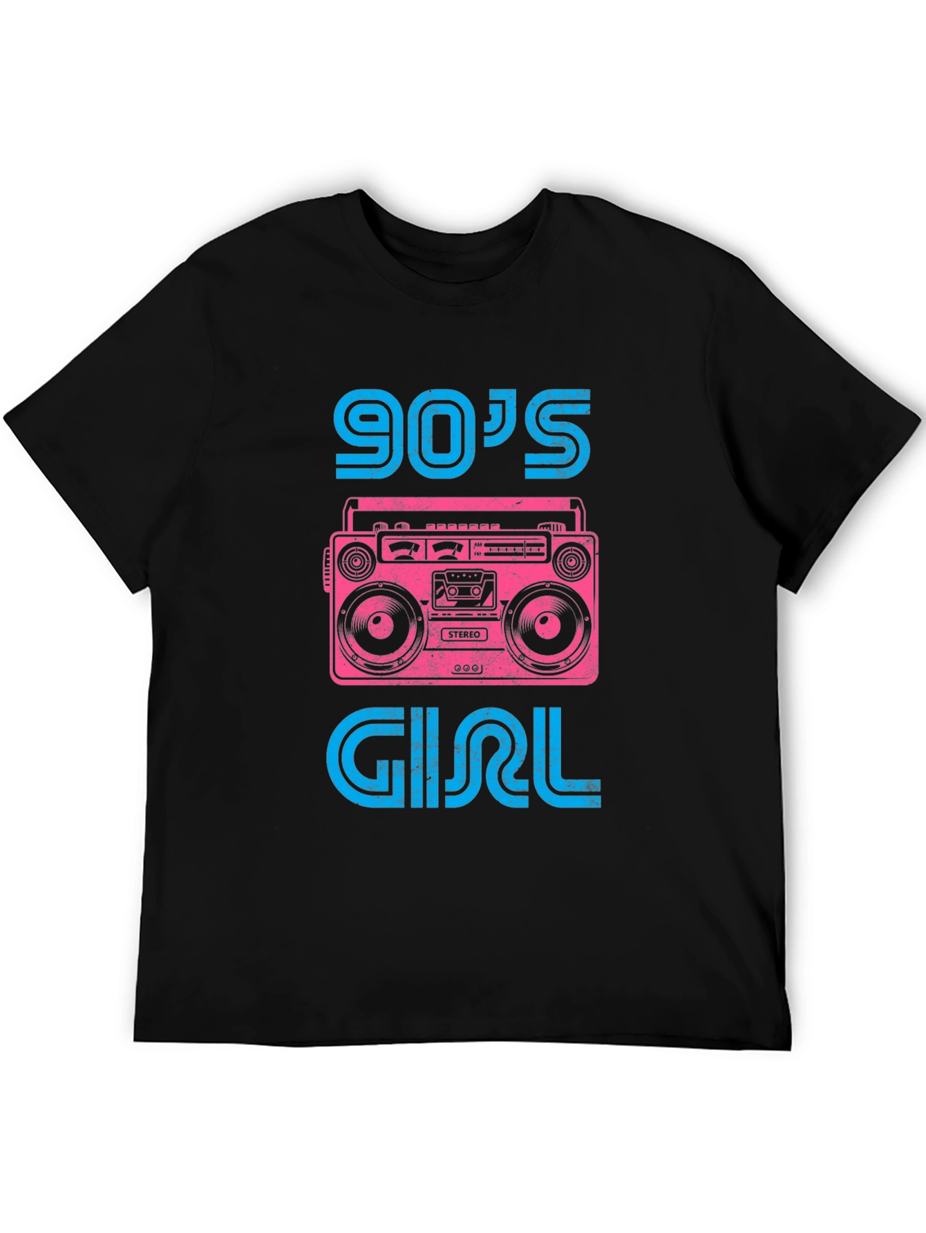 90s Girl Retro Boombox T-Shirt