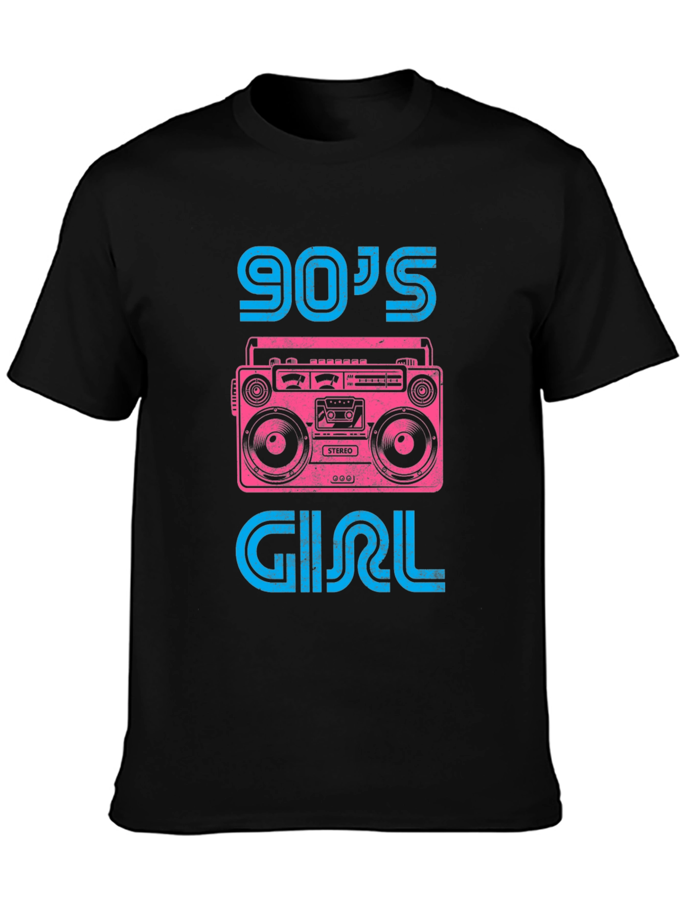 90s Girl Retro Boombox T-Shirt