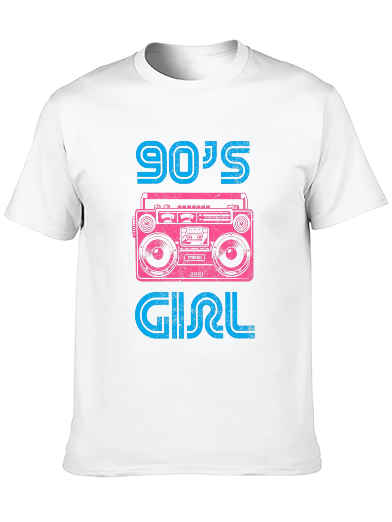 90s Girl Retro Boombox T-Shirt