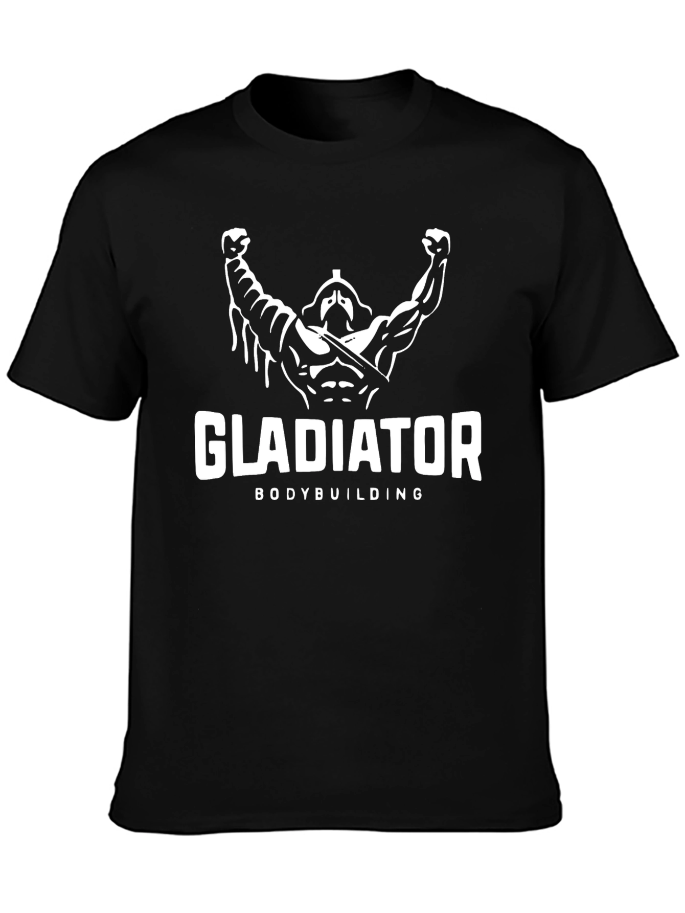 Gladiator Bodybuilding T-Shirt - Black Graphic Tee