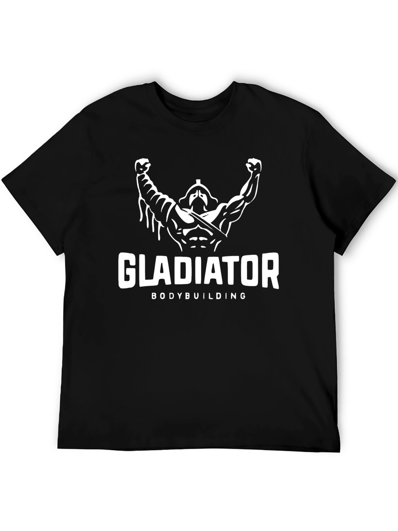 Gladiator Bodybuilding T-Shirt - Black Graphic Tee