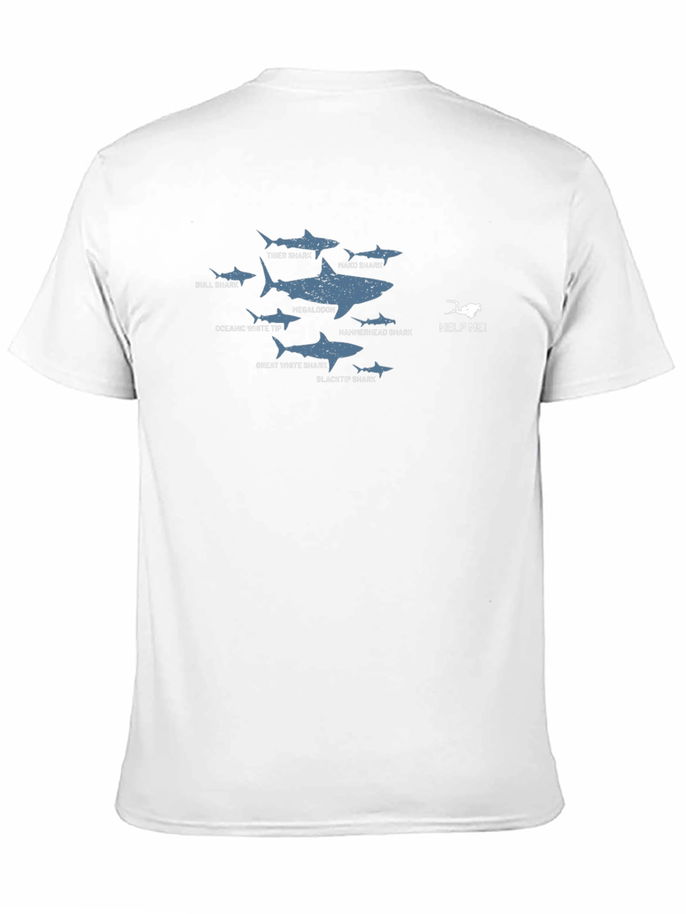 Shark Species Graphic T-Shirt