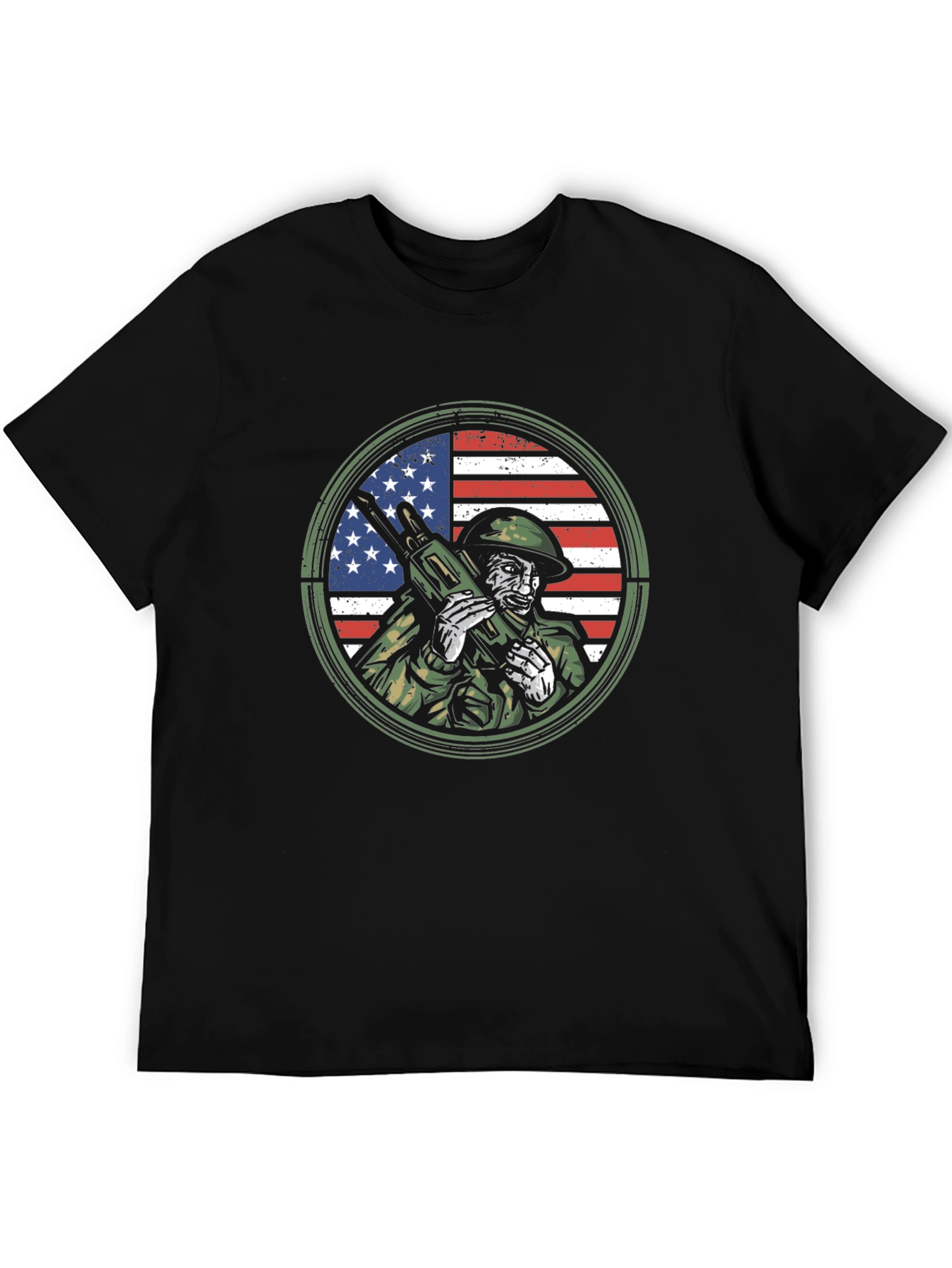American Soldier Graphic Print Tee