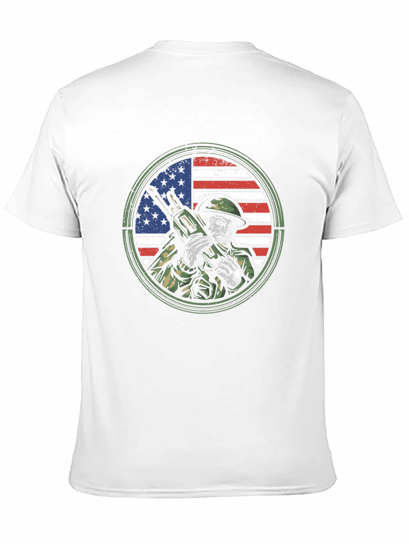 American Soldier Graphic Print Tee