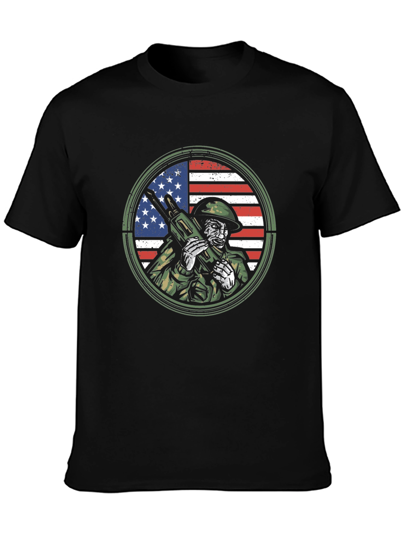 American Soldier Graphic Print Tee