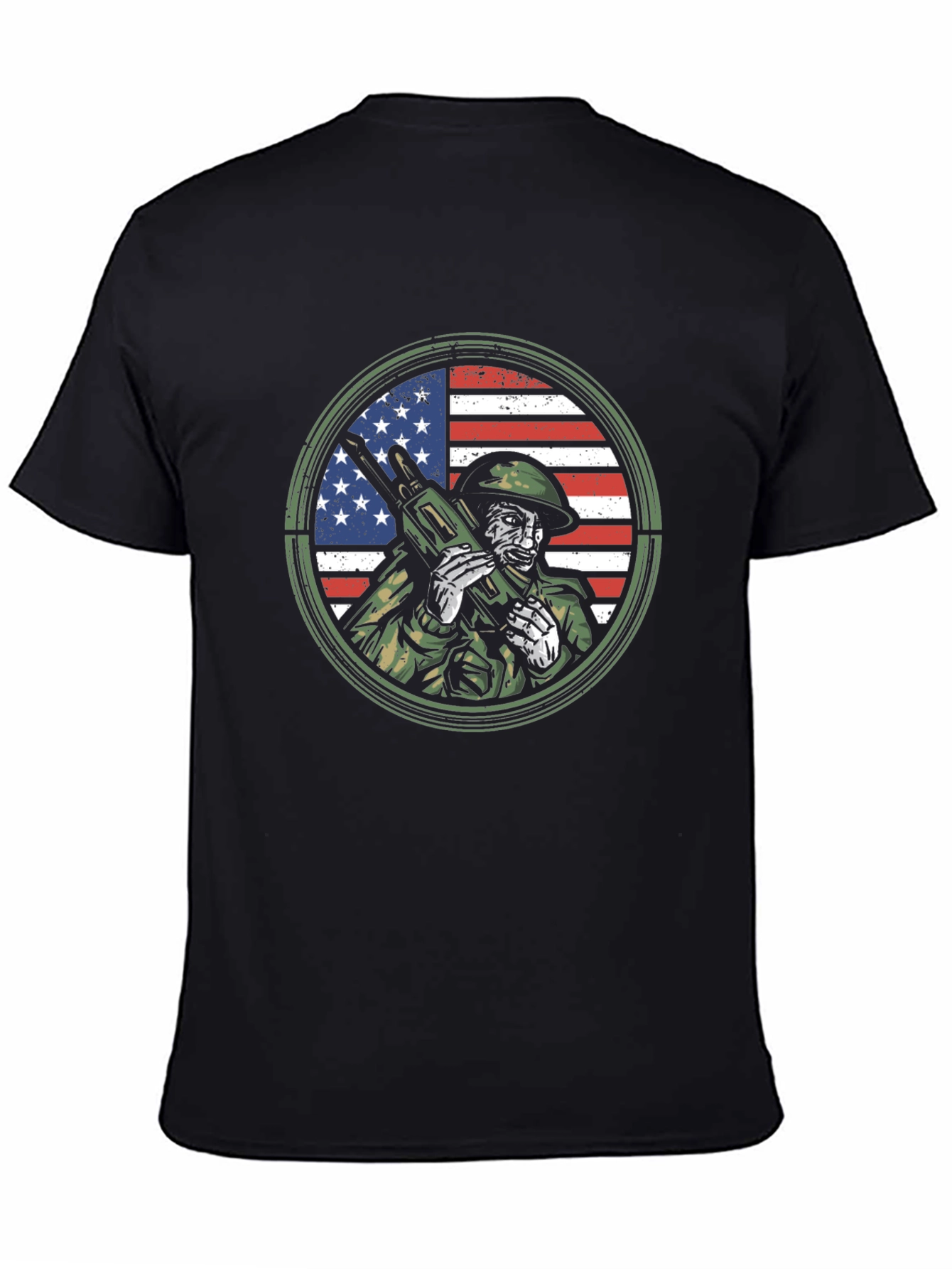 American Soldier Graphic Print Tee