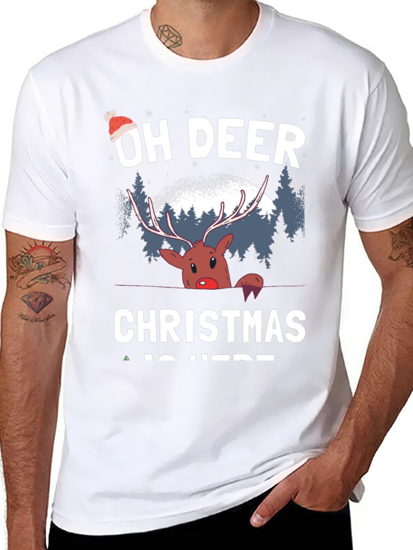Oh Deer Christmas T-Shirt