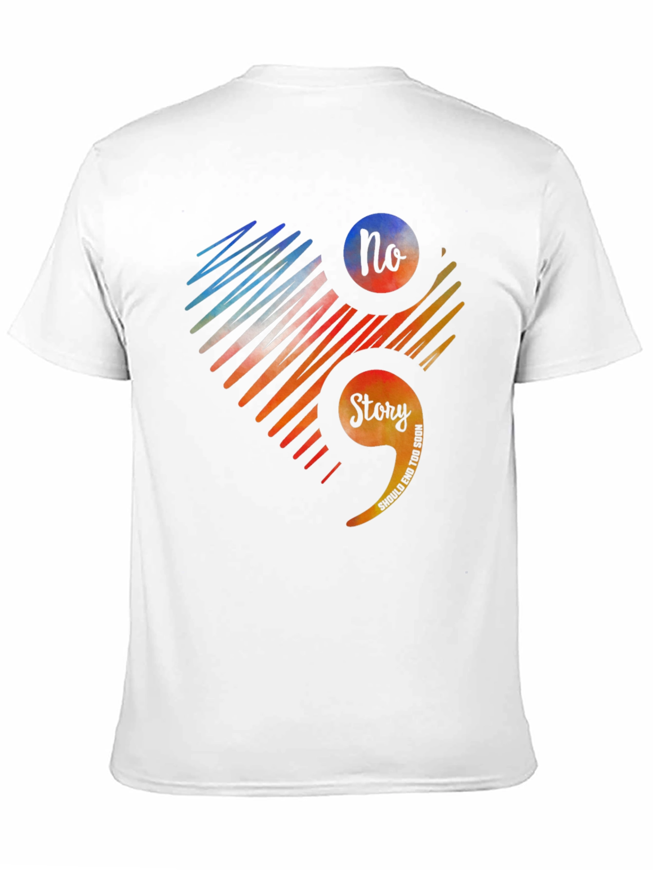 Semicolon Mental Health Awareness Graphic Tee