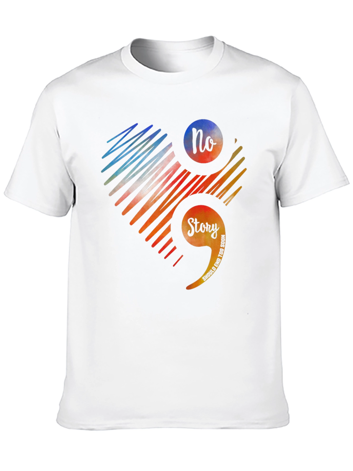 Semicolon Mental Health Awareness Graphic Tee