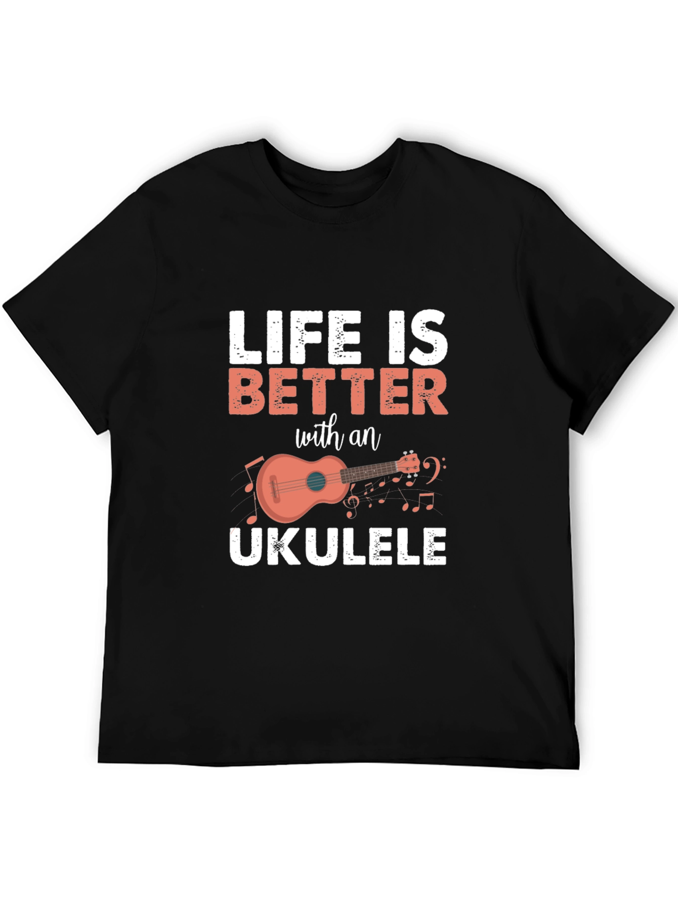 Life is Better with an Ukulele Graphic T-Shirt