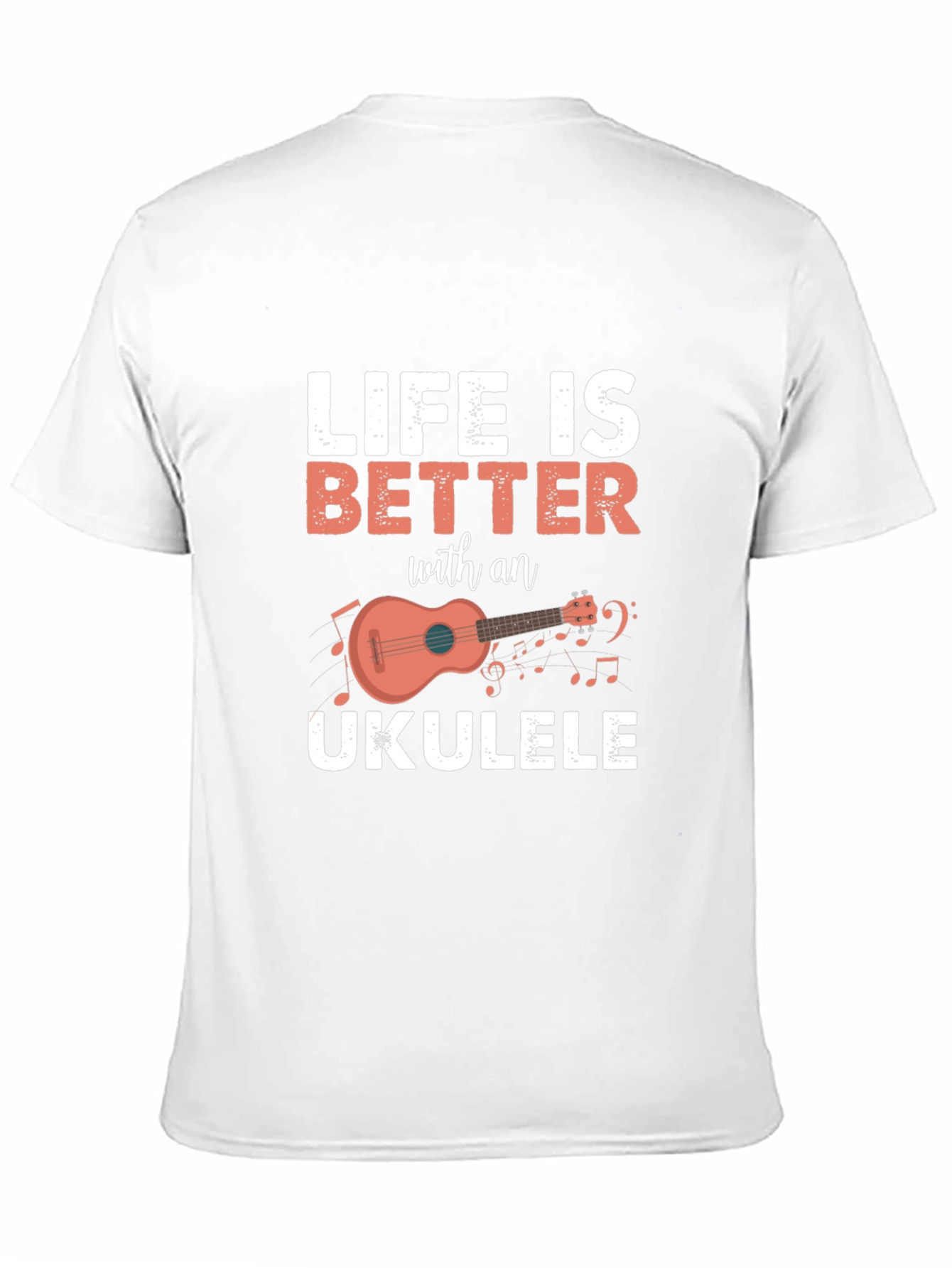 Life is Better with an Ukulele Graphic T-Shirt