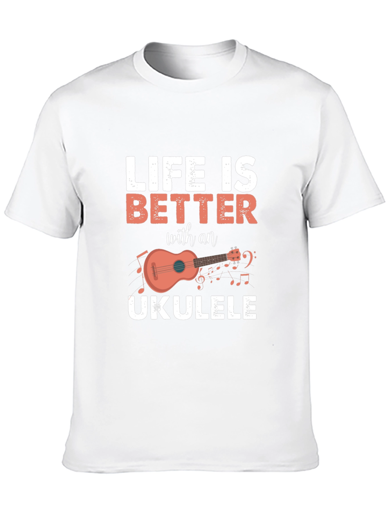 Life is Better with an Ukulele Graphic T-Shirt