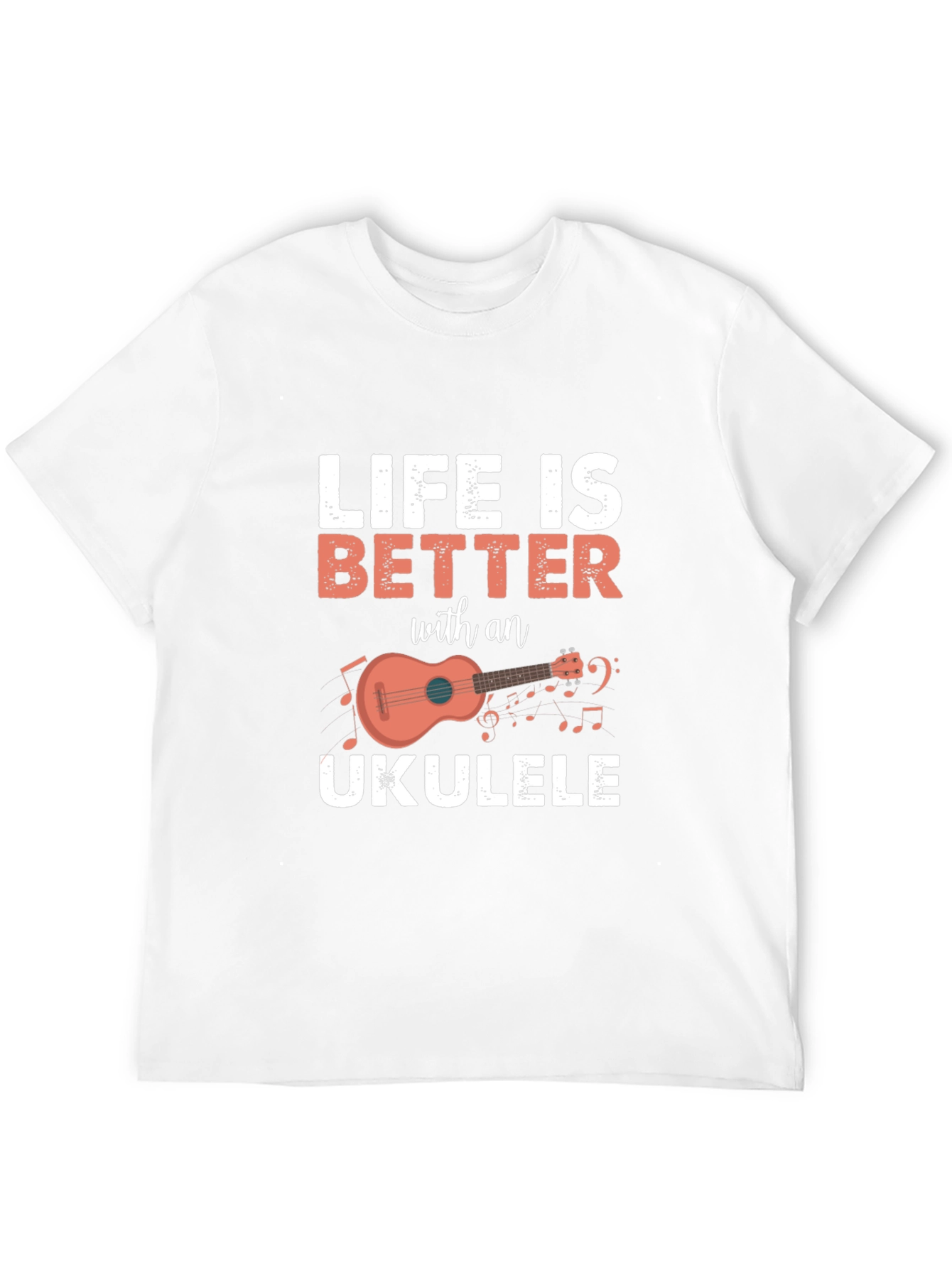 Life is Better with an Ukulele Graphic T-Shirt