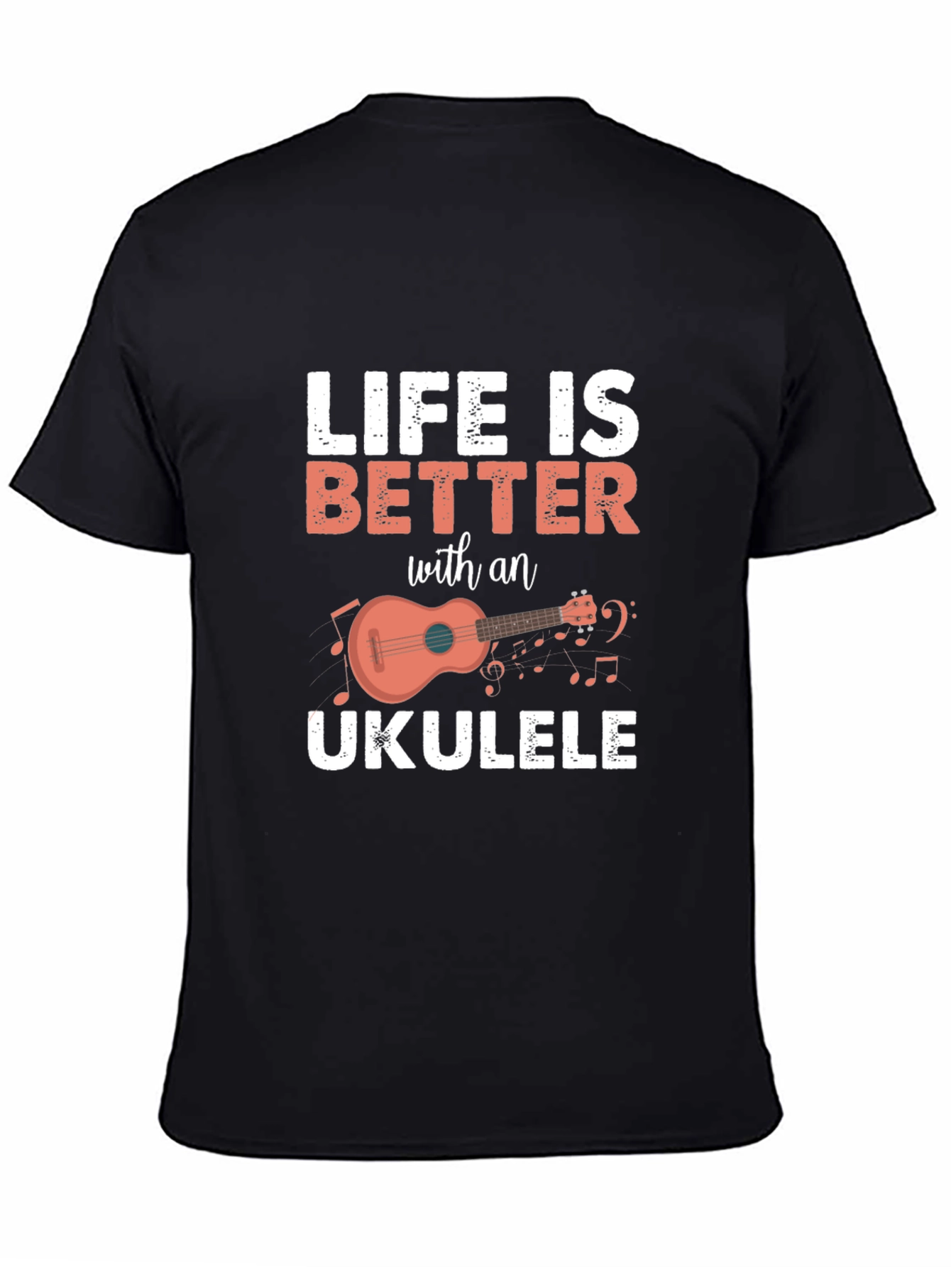 Life is Better with an Ukulele Graphic T-Shirt