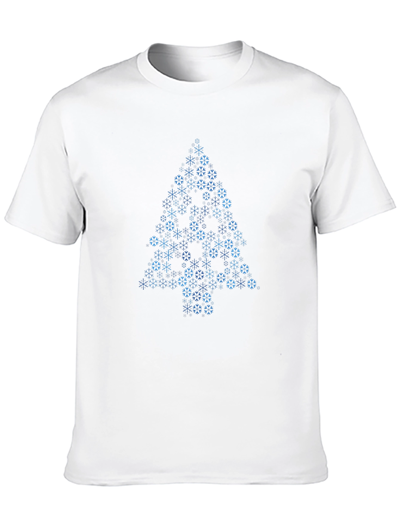 Snowflake Christmas Tree Graphic Tee
