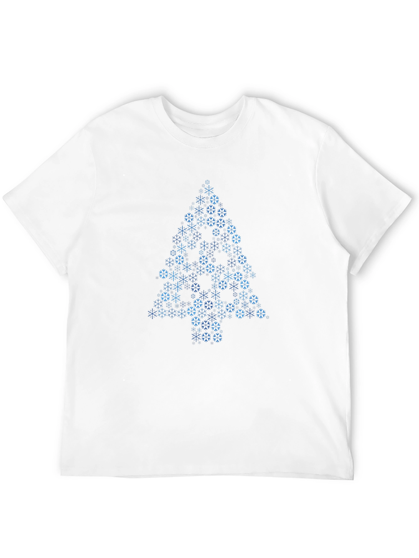 Snowflake Christmas Tree Graphic Tee
