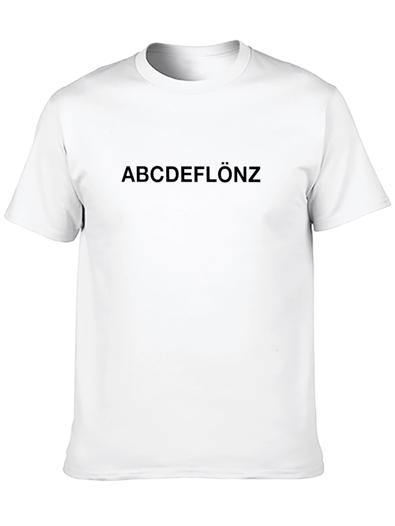 ABCDEFLÖNZ Black T-Shirt