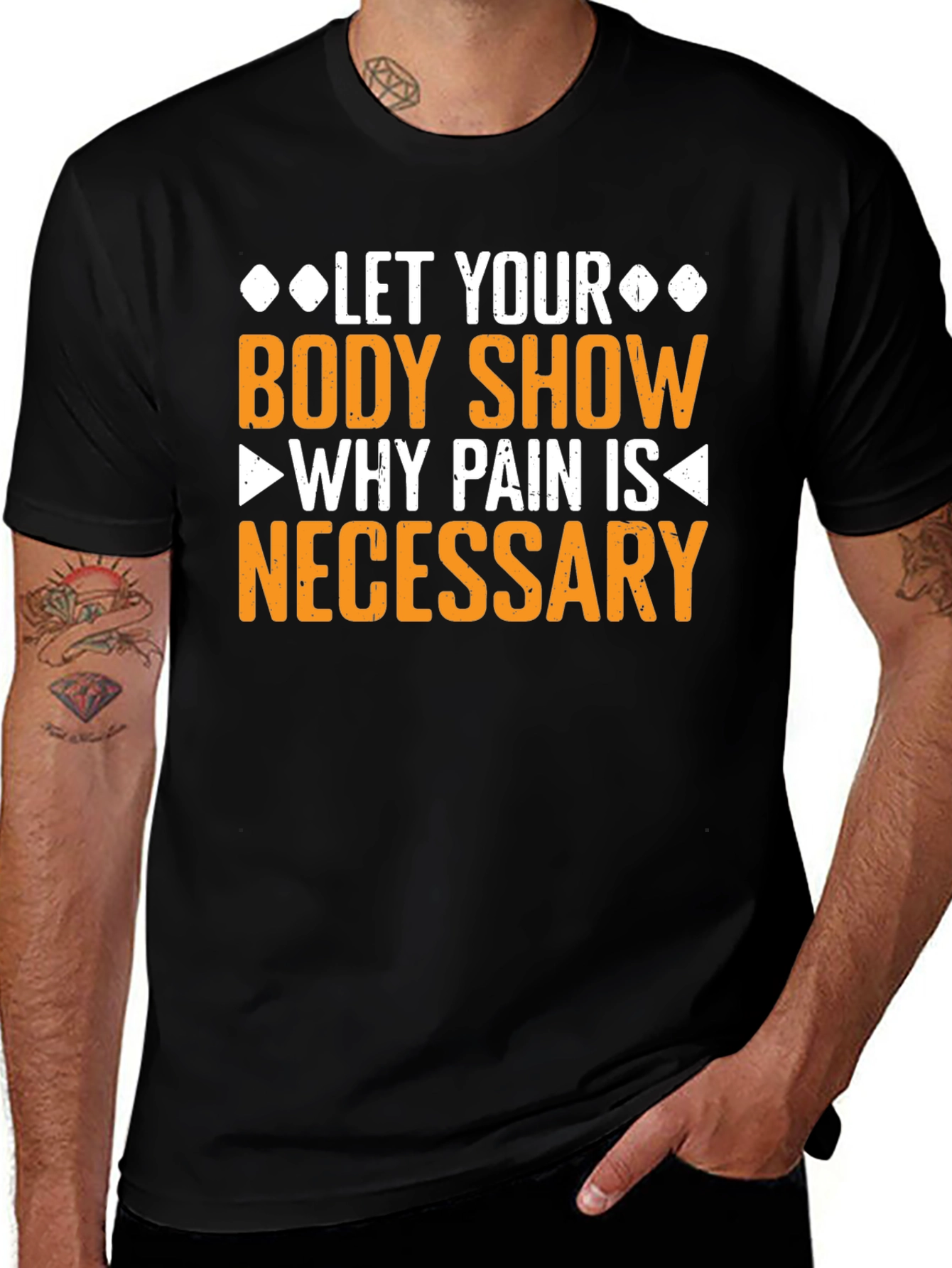 Motivational Fitness Graphic T-Shirt