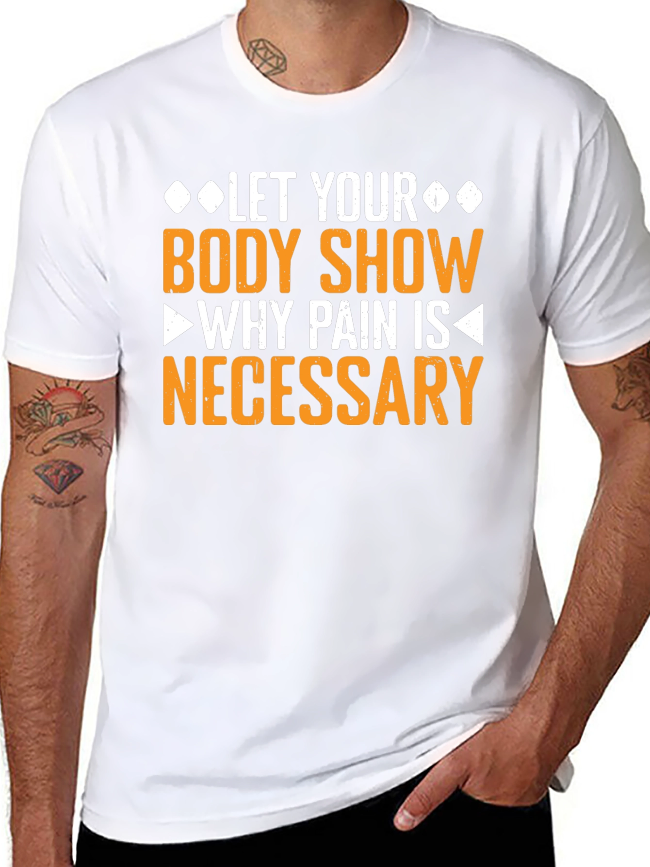 Motivational Fitness Graphic T-Shirt