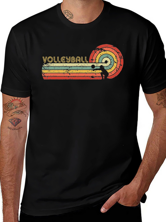 Retro Volleyball T-Shirt Vintage Style Tee
