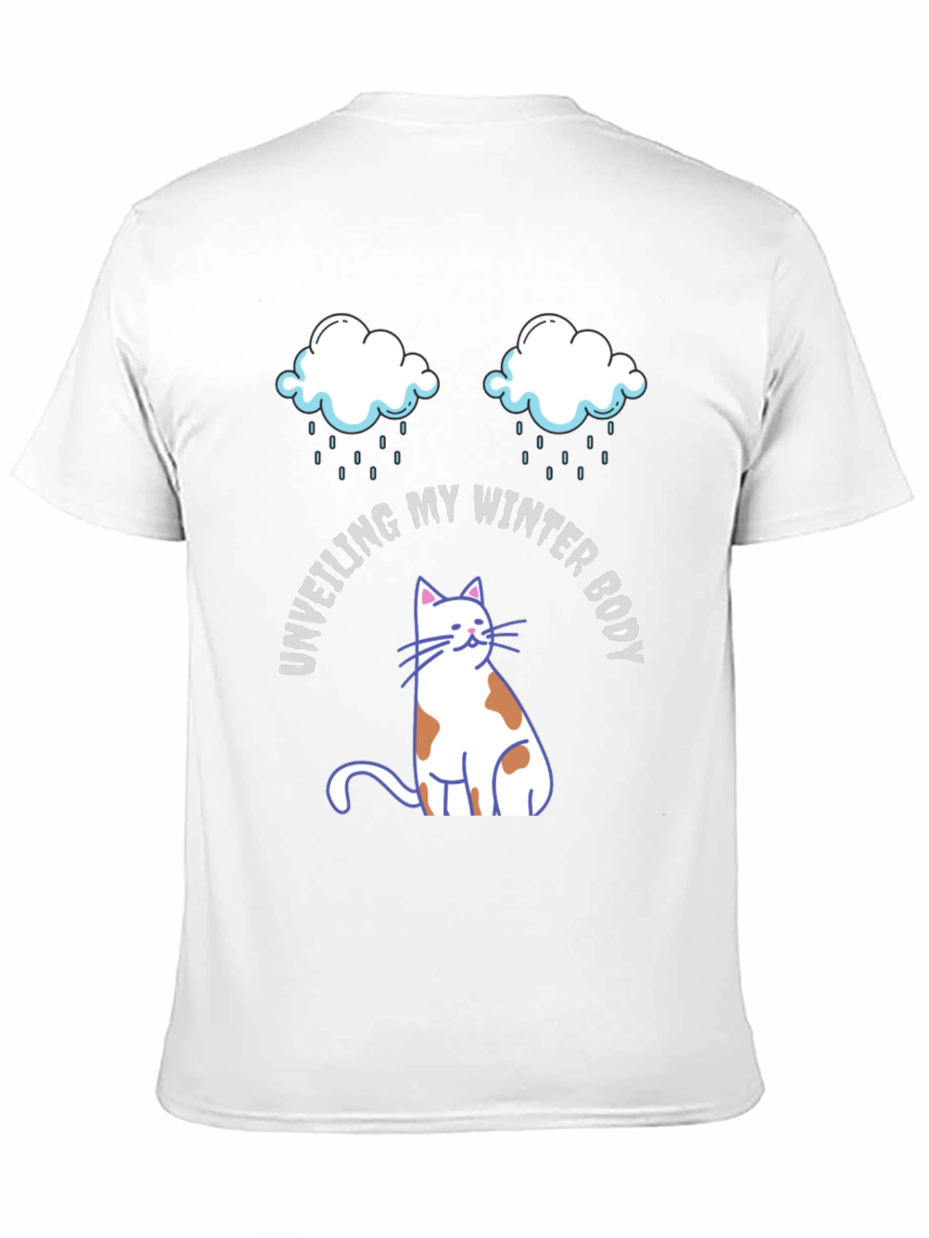 Unveiling Winter Body T-Shirt - Cat Graphic Tee