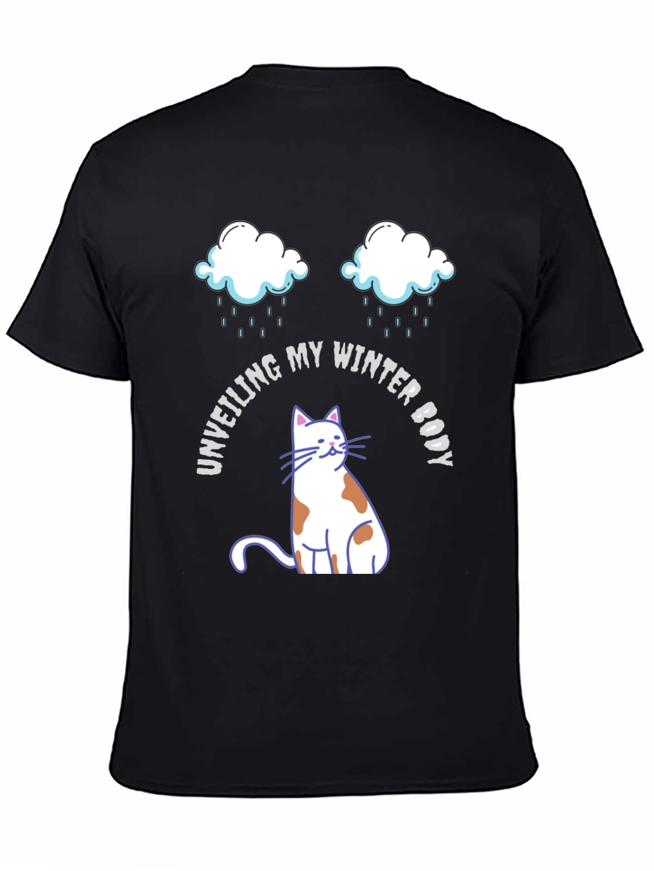 Unveiling Winter Body T-Shirt - Cat Graphic Tee