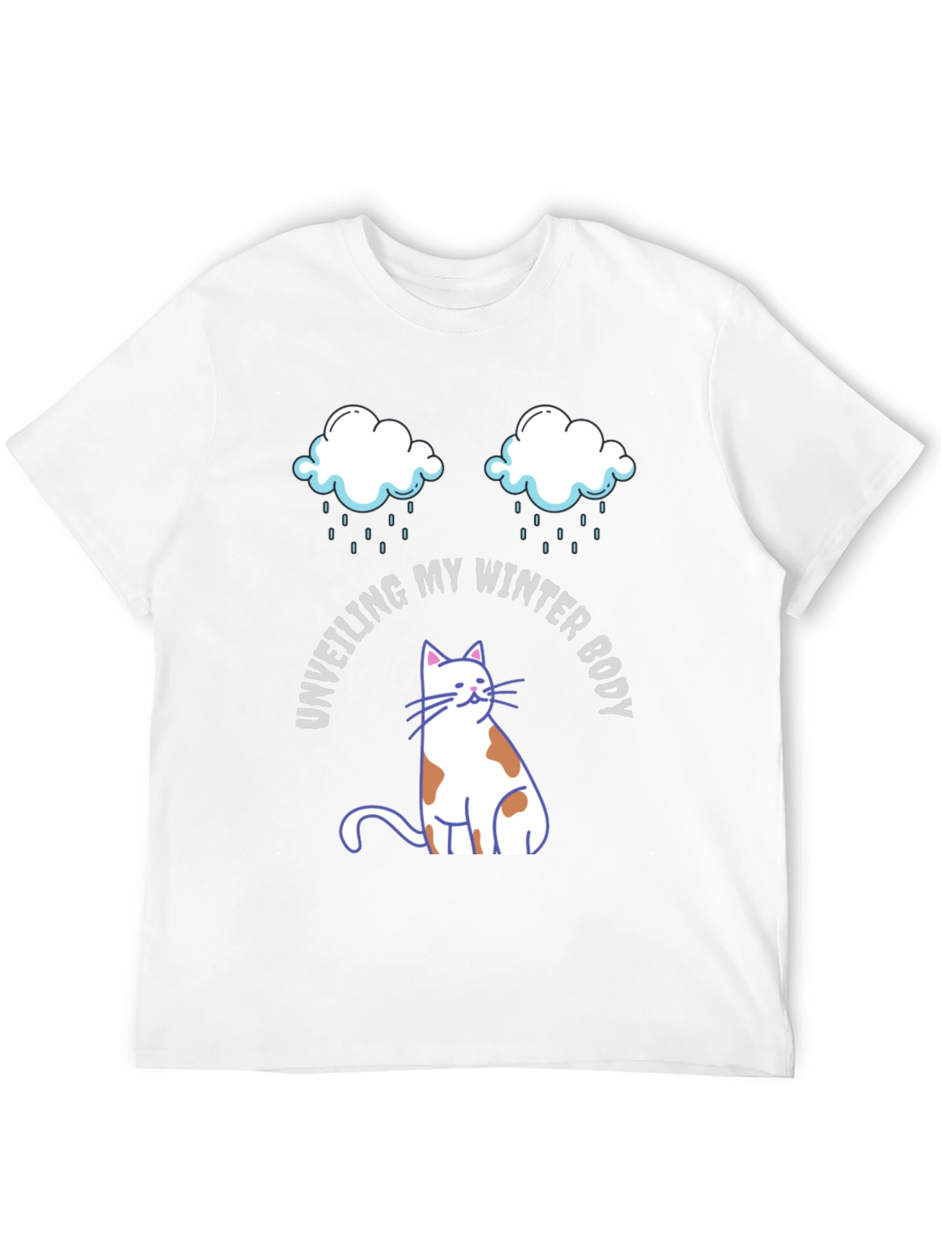 Unveiling Winter Body T-Shirt - Cat Graphic Tee